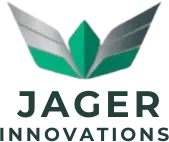 Logo with Eagle Wing and Leaf Design